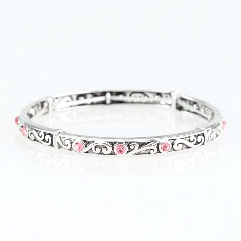Paparazzi fairytale flirt pink bracelet